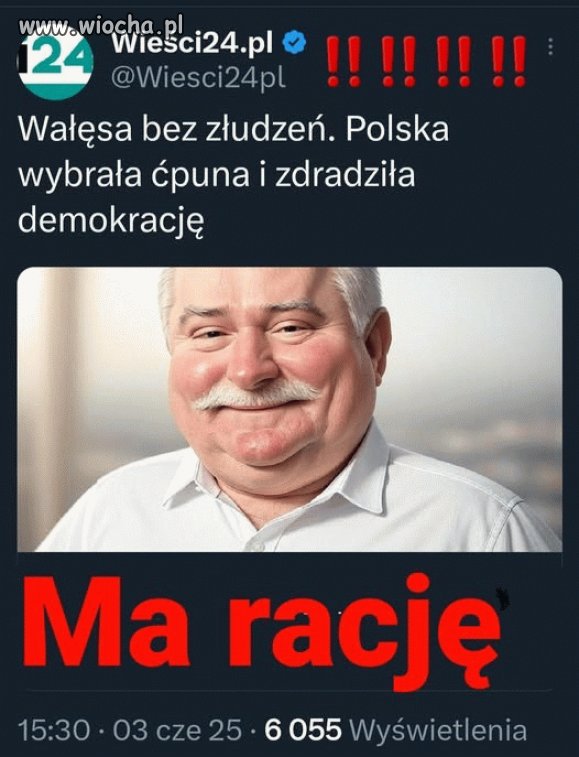 Lechu bez znieczulenia o wyborach