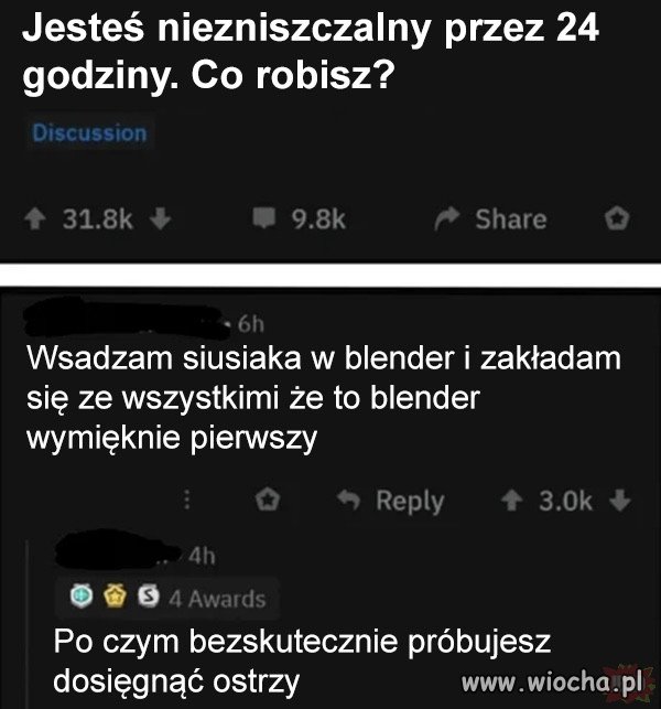 I zakład przegrany.
