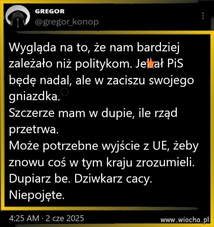 Niestety, 10 letnie maglowanie Kurskiego 