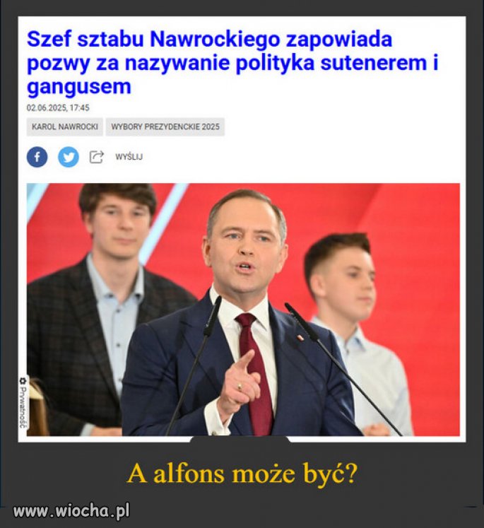 Ale będą jaja jak w sądzie mu to udowodnią...