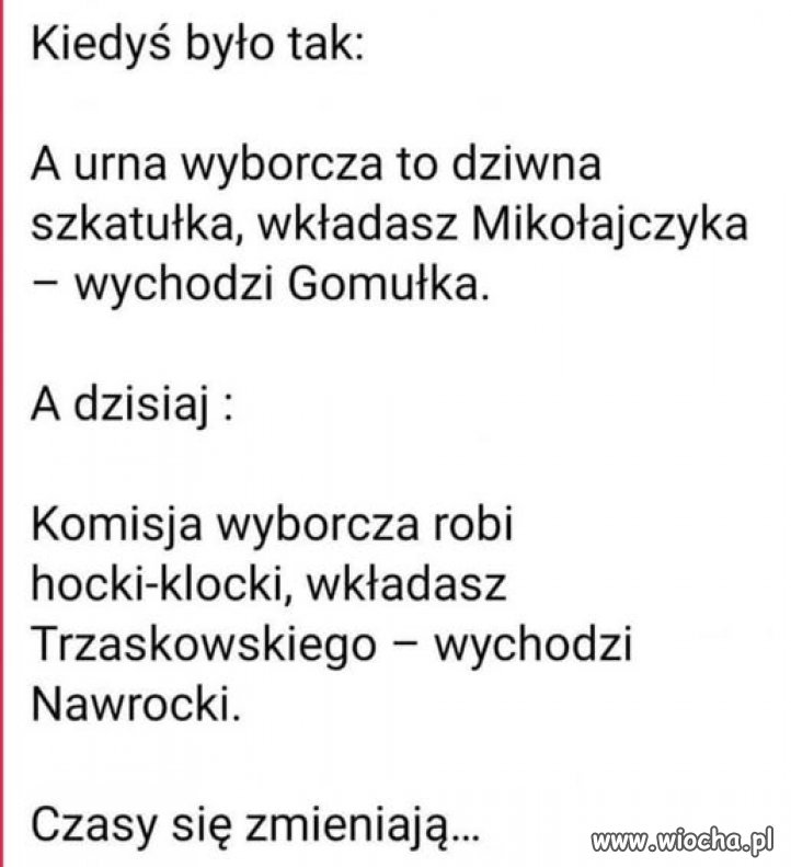 Historia zatoczyła koło
