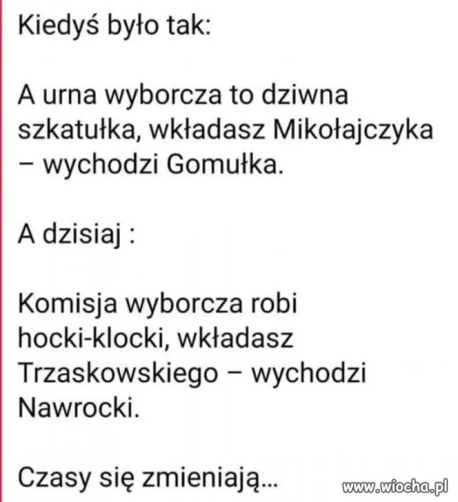 Historia zatoczyła koło
