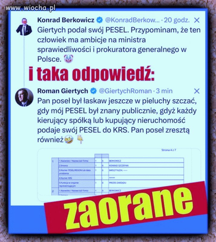 Piękne zaoranie idioty