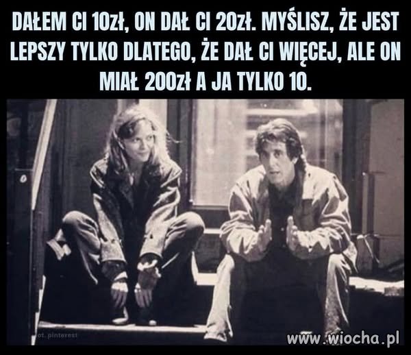 I kto jest bardziej hojny ?