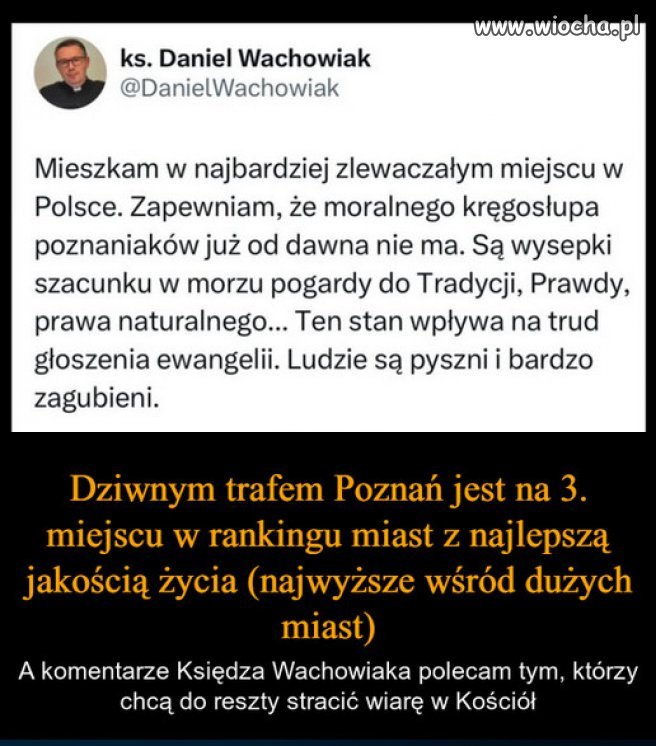 W Poznaniu mało dają owieczki na tacę...