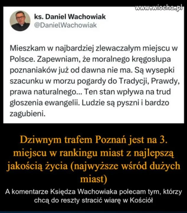 W Poznaniu mało dają owieczki na tacę...