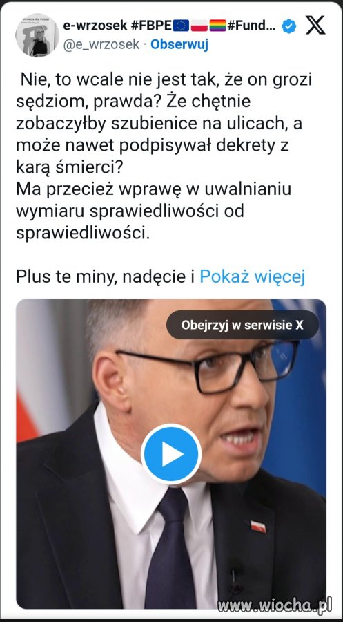 Prezydent.