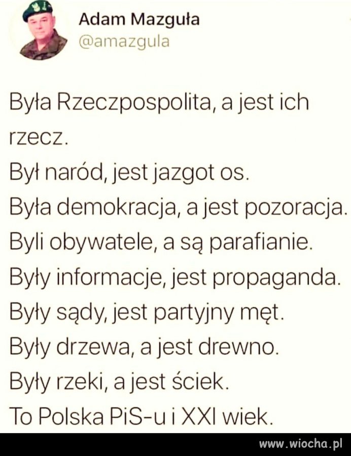 Smutne to, bo tak prawdziwe !