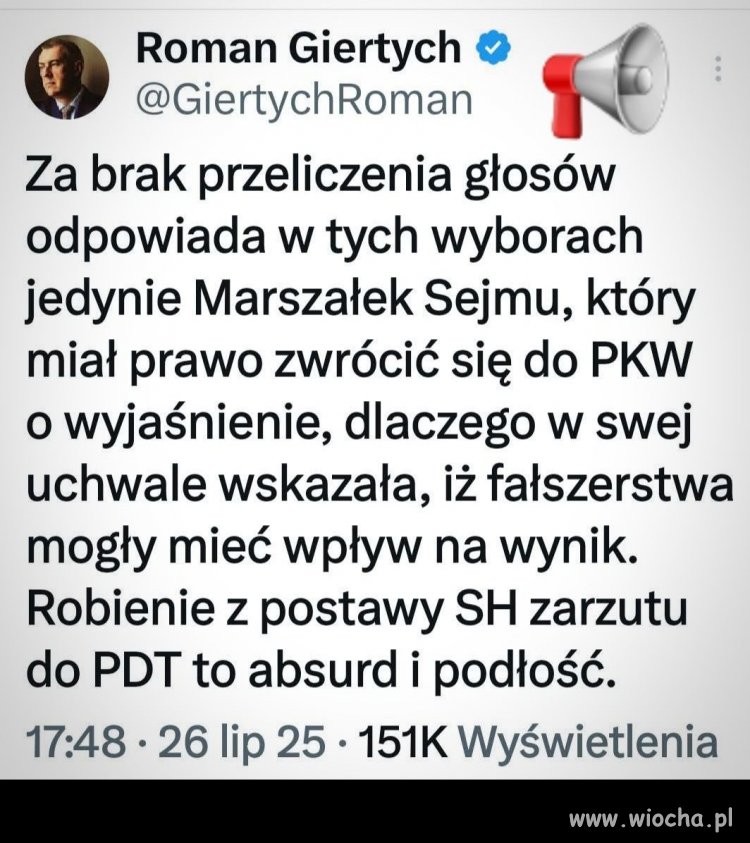 Gdy qrwa zostaje marszałkiem ...