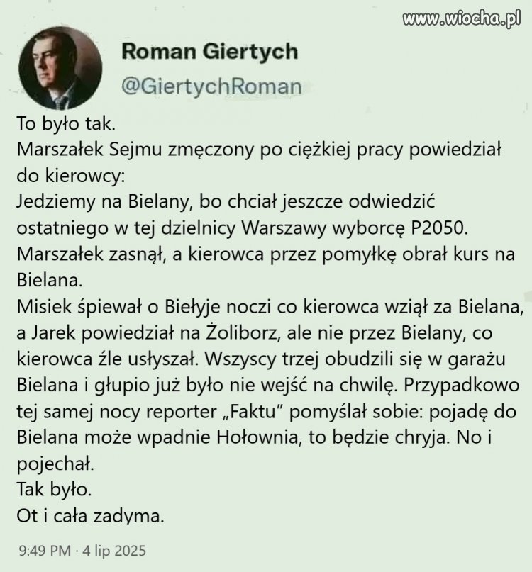 No i pogadali sobie ino tylko o historii Polski...