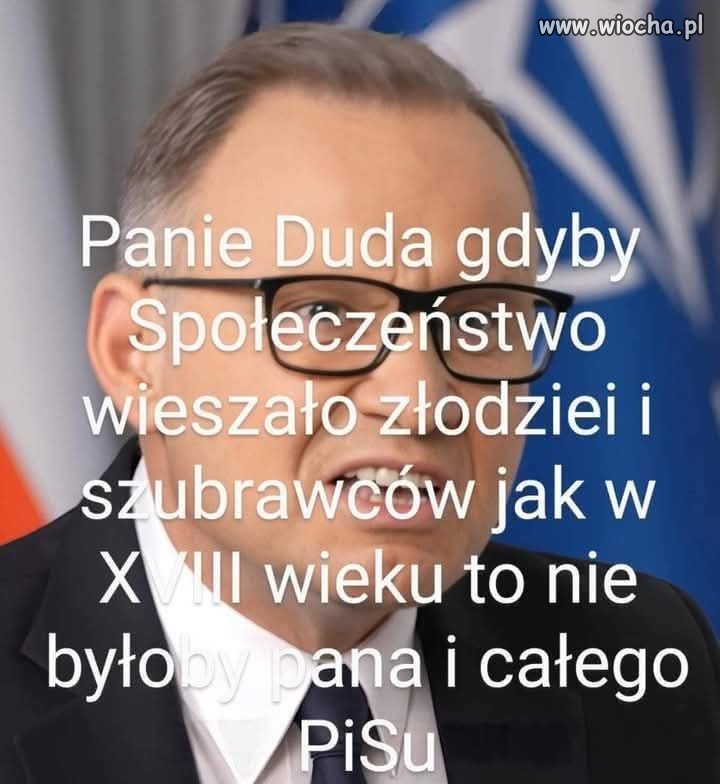 Pierwszy byłbyś ty, niby prezydencie !