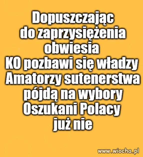 Szatan zaciera ręce. KK to potężny gracz.