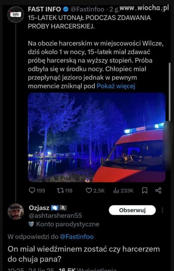Nie mam najlepszego zdania o ZHR