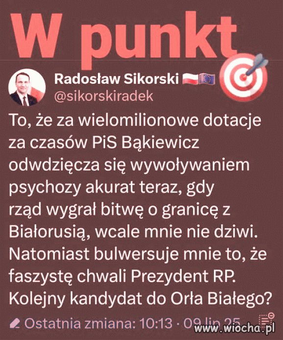 Radziu jak zawsze celnie