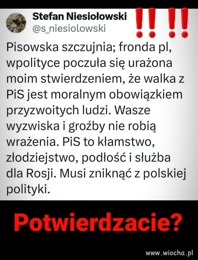 To nie jedyna PiSowska szczujnia, którą trzeba zamknąć !