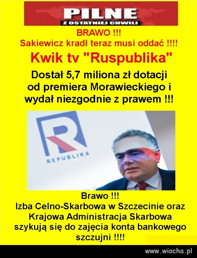 Złodzieju, kradłeś to teraz będziesz musiał oddać!