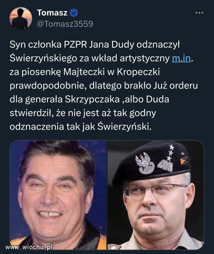 No właśnie. Widać, jakie ma priorytety ten geniusz