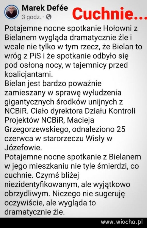 Z przestępcami się nie pertraktuje !