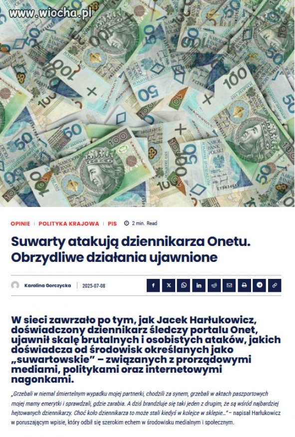 To nie jest już tylko próba zdyskredytowania, to stalinowskie metody!
