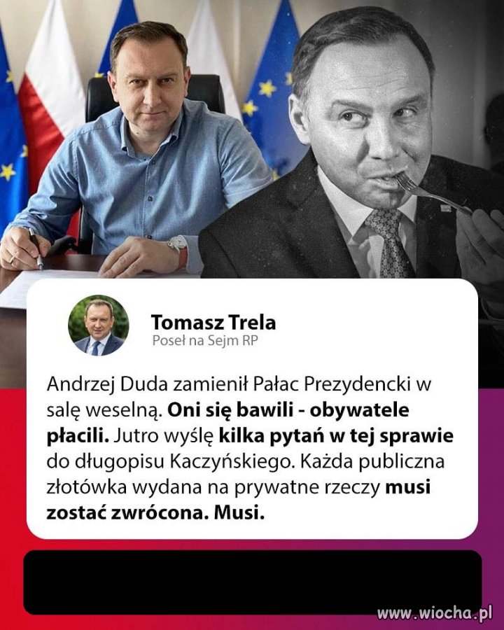 Za czyje pieniądze oni się bawili ?