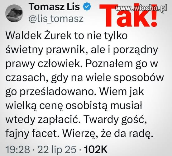 Murem za Żurkiem!