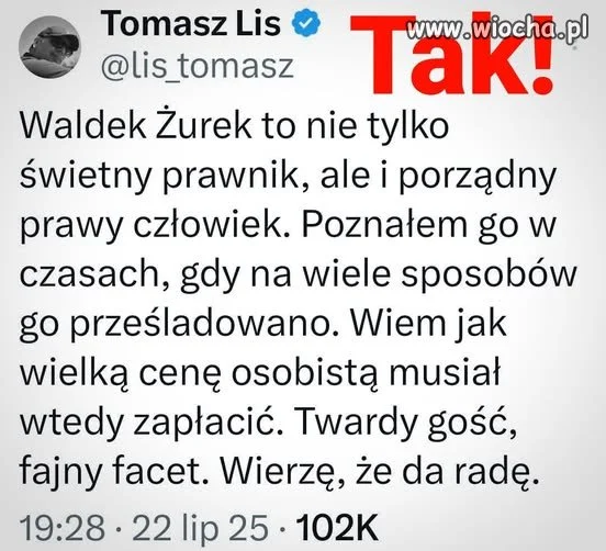 Murem za Żurkiem!