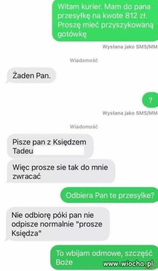Czarnuch i kurier.