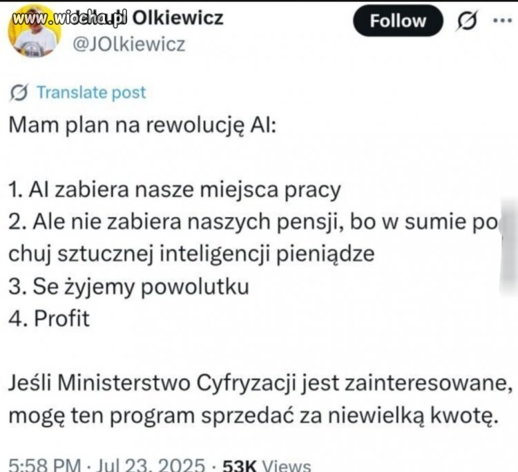 I taki plan 
