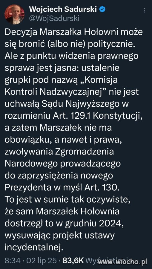 Ta izba nie jest żadnym sądem !