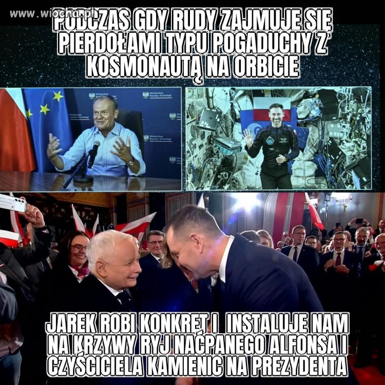 Komuś wyraźnie odleciał peron w kosmos
