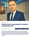 Słowa Dudy „nigdy nie powinny paść z jego ust”!