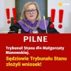Dokument został złożony dzisiaj.