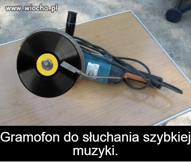 Gdy lubisz posłuchać szybkiej muzyki...
