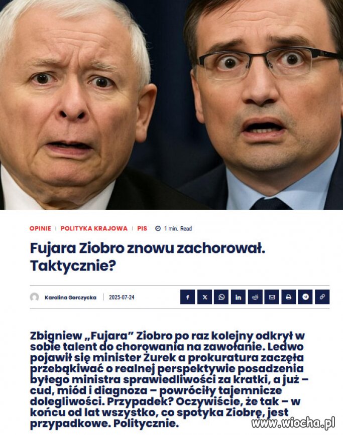 Lekarze badają, media spekulują, a ludzie w kraju kiwają głowami.