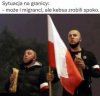 Patrioci ... z kebabem w ręku