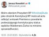 Ale się boją Żurka… Ministrów wybiera Rząd !