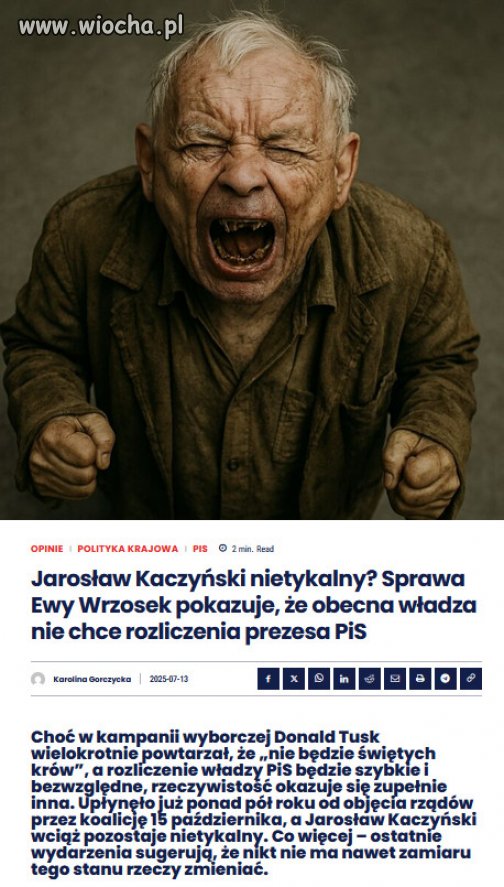 Kaczynski bezkarnie knuje i szczuje, prowadzac dywersje!