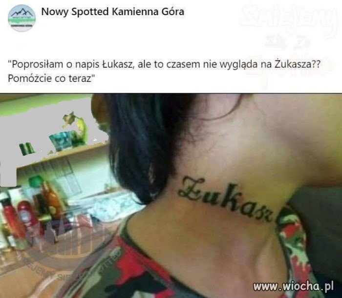 Siema Żukasz, co tam szukasz