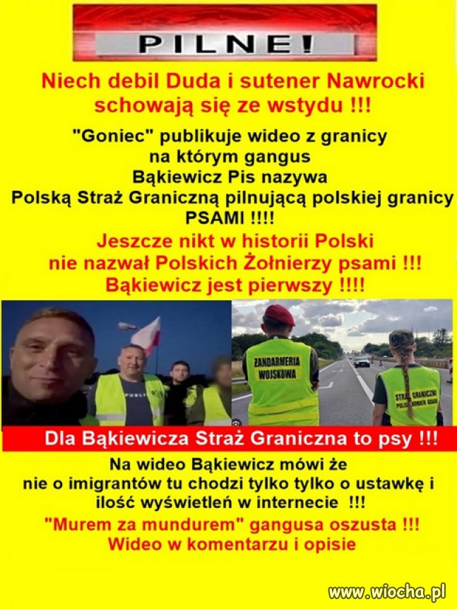 Jeżeli Żołnierz Wojska Polskiego to PIES zdaniem Bąbiewicza