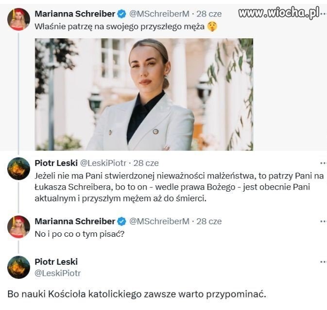 Patrzy jakby na mnie