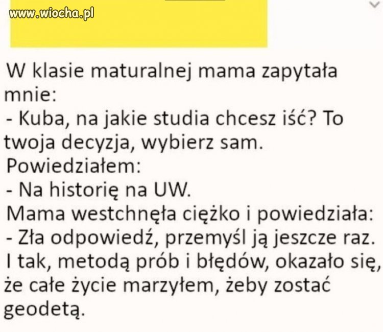 Tak to jest, kiedy każą wybierać 