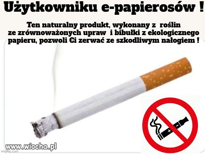 I co z tego,że efajki są mniej szkodliwe ?