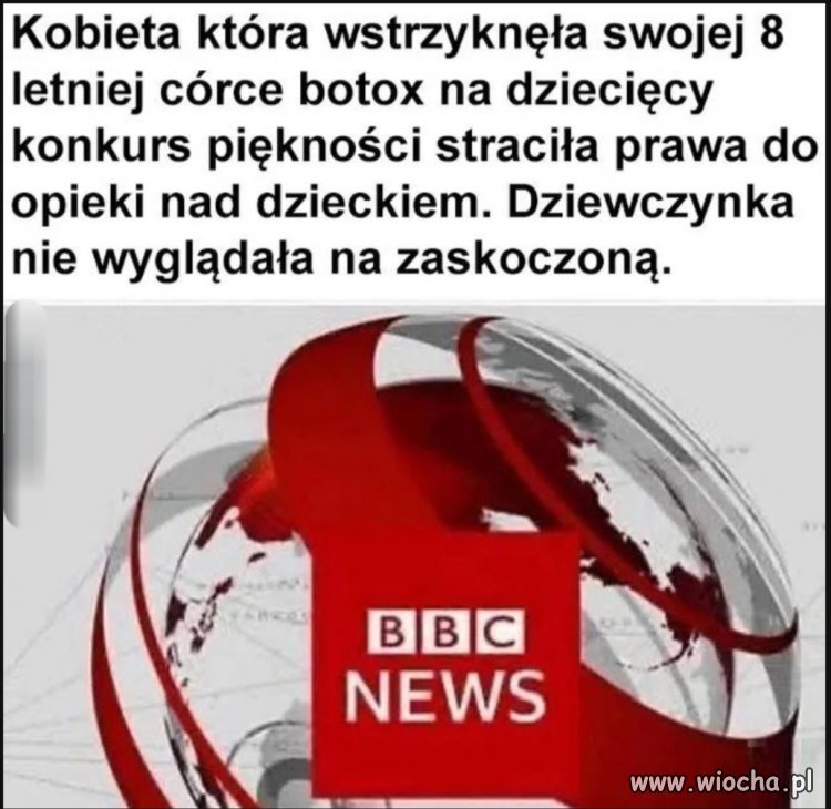 Dziecko nawet mimiki twarzy nie miało 