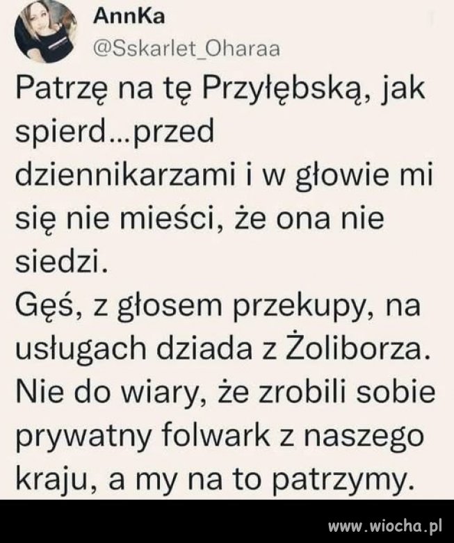 Przykre to, bo prawdziwe ...