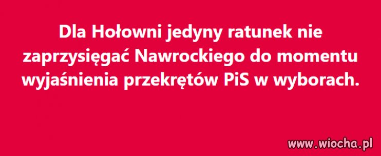 Czy Hołownia to rozumie ?