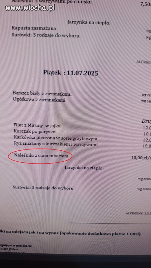 Naleśnik z cummembertem
