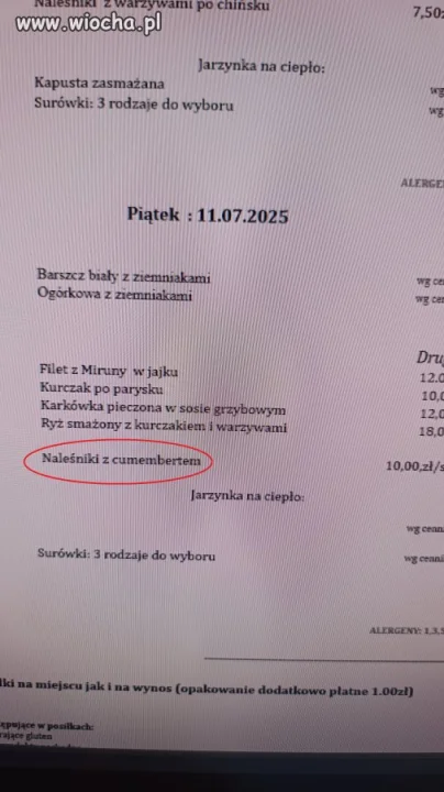 Naleśnik z cummembertem