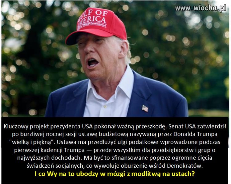 Prezent Donalda Trumpa dla bogatych.