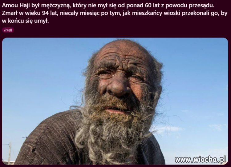 Częste mycie skraca życie.