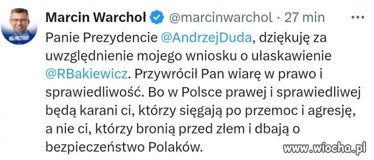 Jest i wnioskodawca   